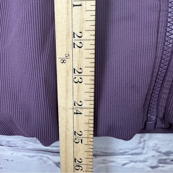 Lululemon Dance Studio Jacket III Women 8 Purple Fog Reversible Yoga Gym Workout - Picture 15 of 16